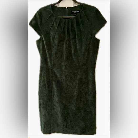 Sharagano Dresses & Skirts - SHARAGANO Green Shift Dress, Size 14